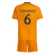 Real Madrid Eduardo Camavinga #6 Replike Gostujuci Dres za djecu 2024-25 Kratak Rukav (+ Kratke hlače)